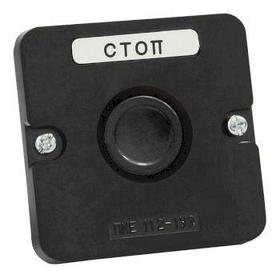 Техэнерго Пост кнопочный ПКЕ 112-1  У3  IP40 черный   (карболит)  ГОСТ