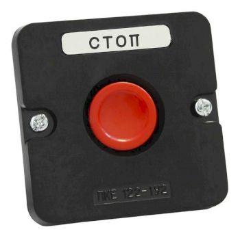 Техэнерго Пост кнопочный ПКЕ 122-1 У2 красная IP54 (карболит) ГОСТ - фото 1 - id-p212771810