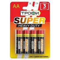 Китай Батарейки Трофи R6-4BL SUPER HEAVY DUTY Zinc (40/720/25920)