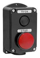 Техэнерго Пост кнопочный ПКЕ 212-2 У3 красный гриб IP40