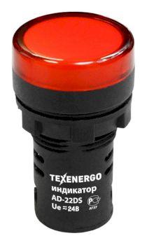 Техэнерго Арматура светосигнальная AD22DS(LED) 24В AC/DC d22 красная Texenergo - фото 1 - id-p212771887