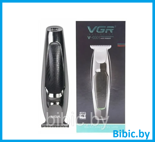 Электрическая машинка триммер для стрижки волос, бороды, бритья VGR V-030, мужская электро бритва