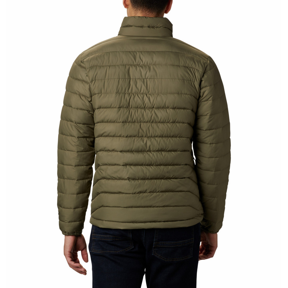 Куртка утепленная мужская Columbia Powder Lite Jacket зеленый 1698001-397 - фото 2 - id-p212671018