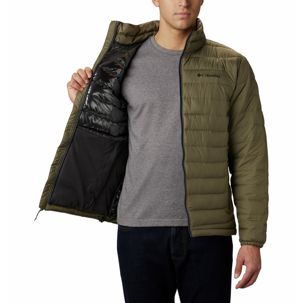 Куртка утепленная мужская Columbia Powder Lite Jacket зеленый 1698001-397 - фото 6 - id-p212671018