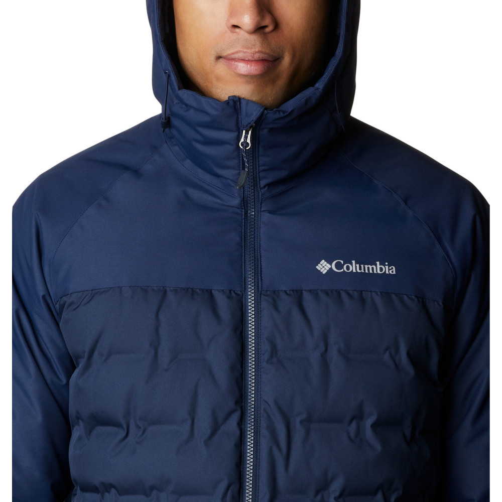 Куртка пуховая мужская Columbia Grand Trek II Down Hooded Jacket темно-синий 2008291-464 - фото 4 - id-p212671081