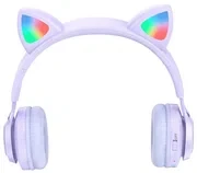 Наушники W39 Cat ear kids BT headphones фиолетовый hoco. - фото 1 - id-p212782120