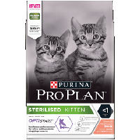 Pro Plan Sterilised Kitten (Лосось), 400 гр