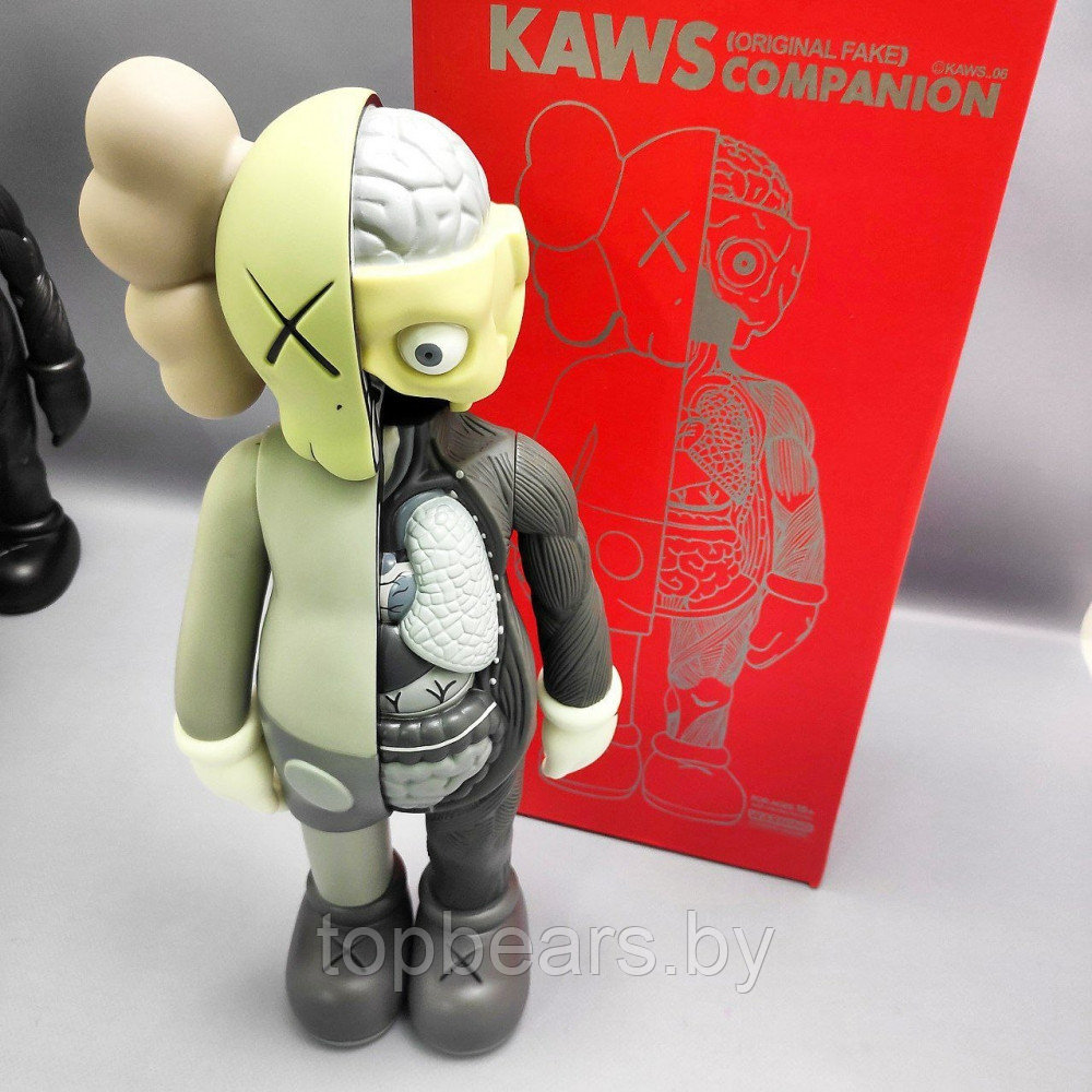 Kaws Dissected Gray Игрушка 40 см - фото 5 - id-p179745387