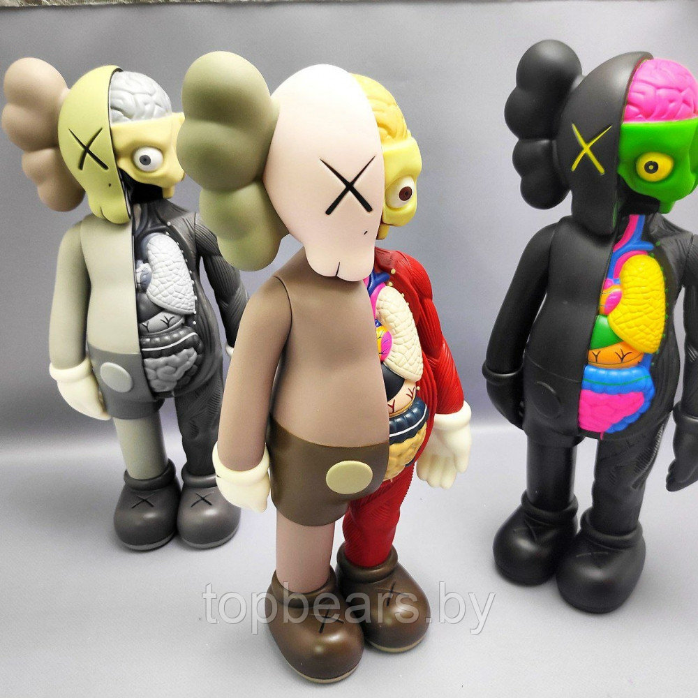 Kaws Dissected Brown Игрушка 40 см - фото 7 - id-p179745389