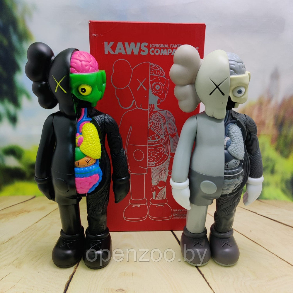 Kaws Dissected Gray Игрушка 40 см - фото 9 - id-p91222234