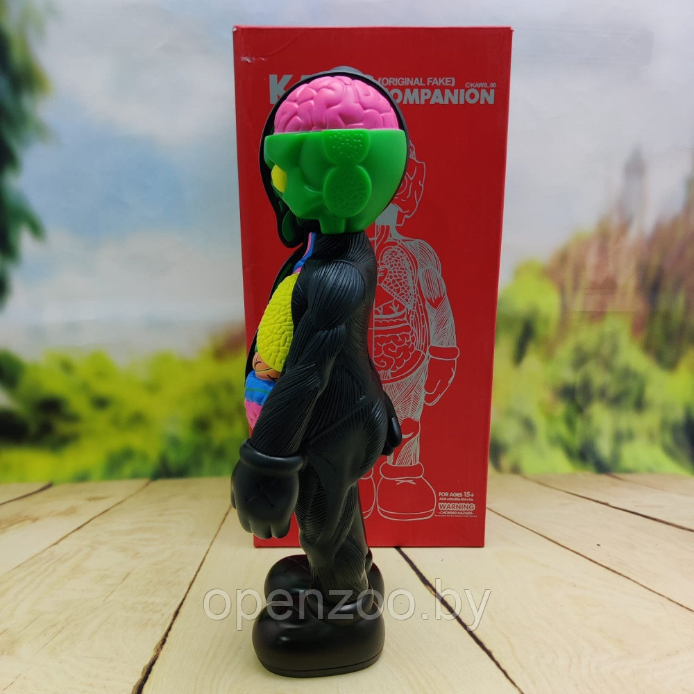 Kaws Dissected Black Игрушка 40 см - фото 5 - id-p91222235