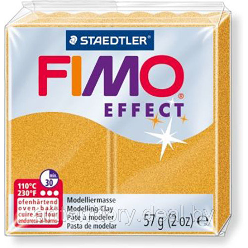 Паста для лепки FIMO Effect металлик, 57гр (8020-11 золото) - фото 1 - id-p212789229