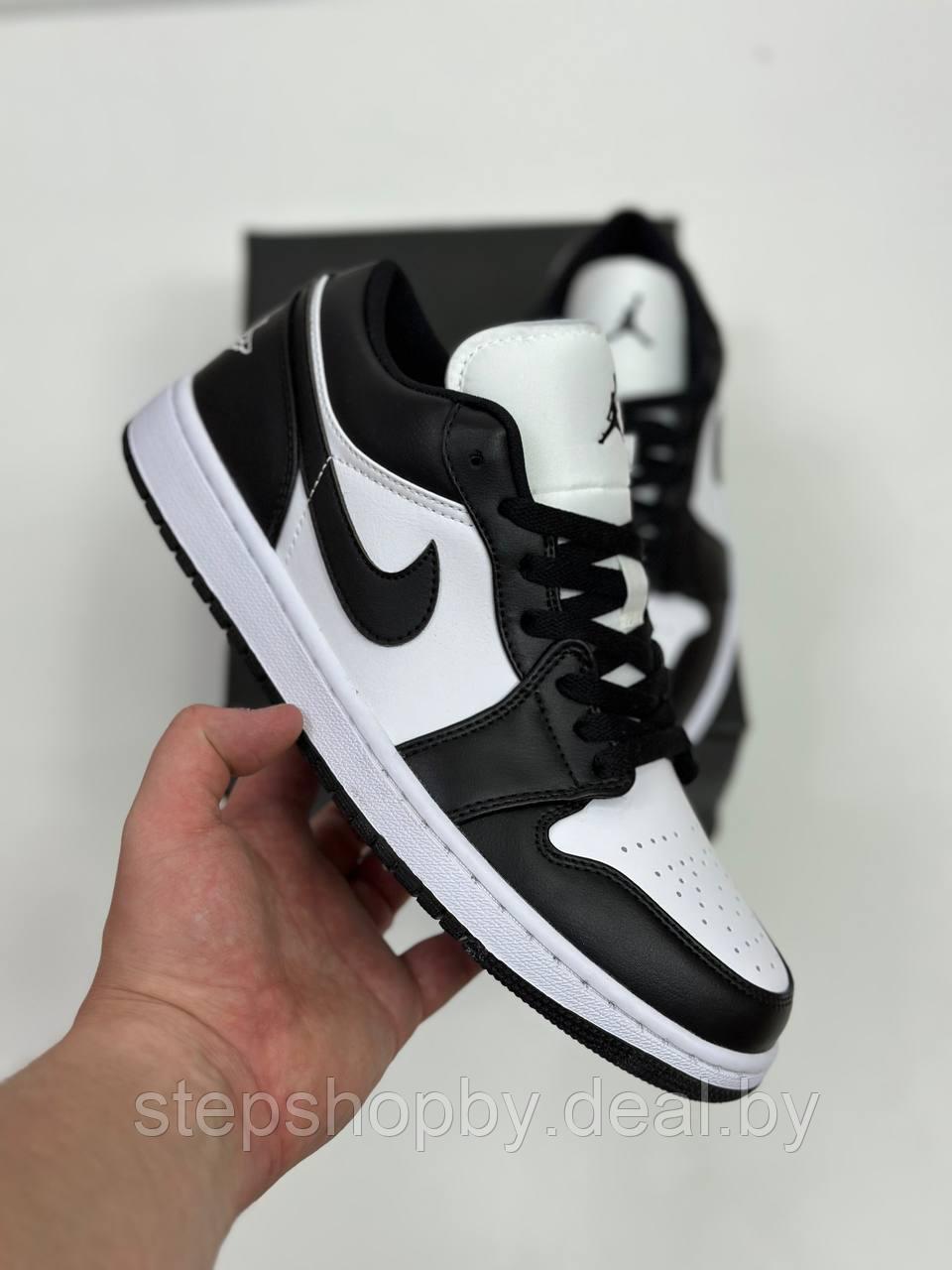 Кроссовки Nike Air Jordan 1 Low 'Panda' Black White - фото 1 - id-p212858853