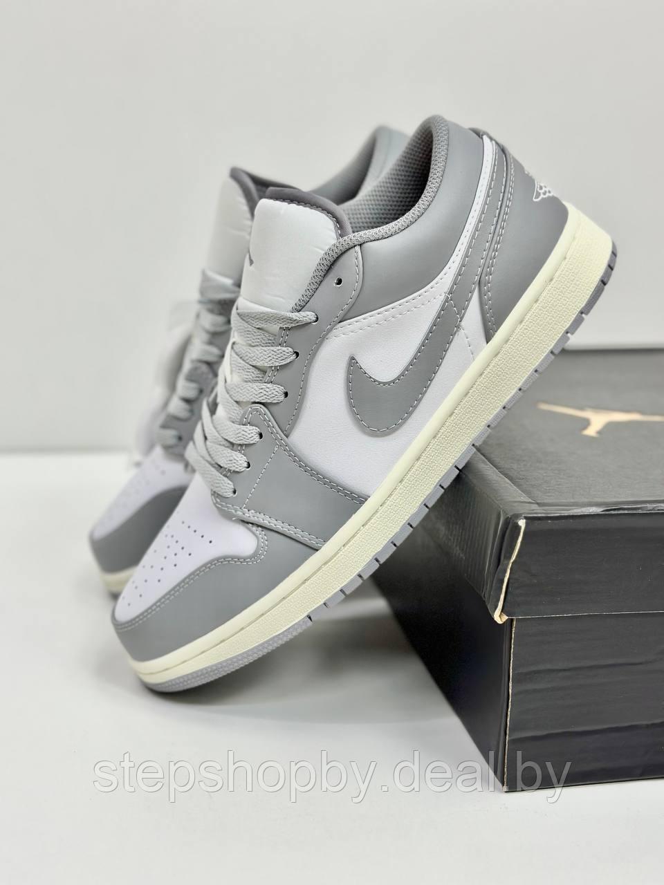 Кроссовки Nike Air Jordan 1 Low Vintage Grey - фото 1 - id-p212858859
