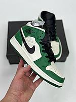 Кроссовки Jordan 1 Mid Pine Green (GS) 41