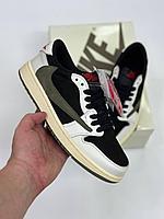 Кроссовки Nike Air Jordan 1 Low OG SP Travis Scott Olive 36