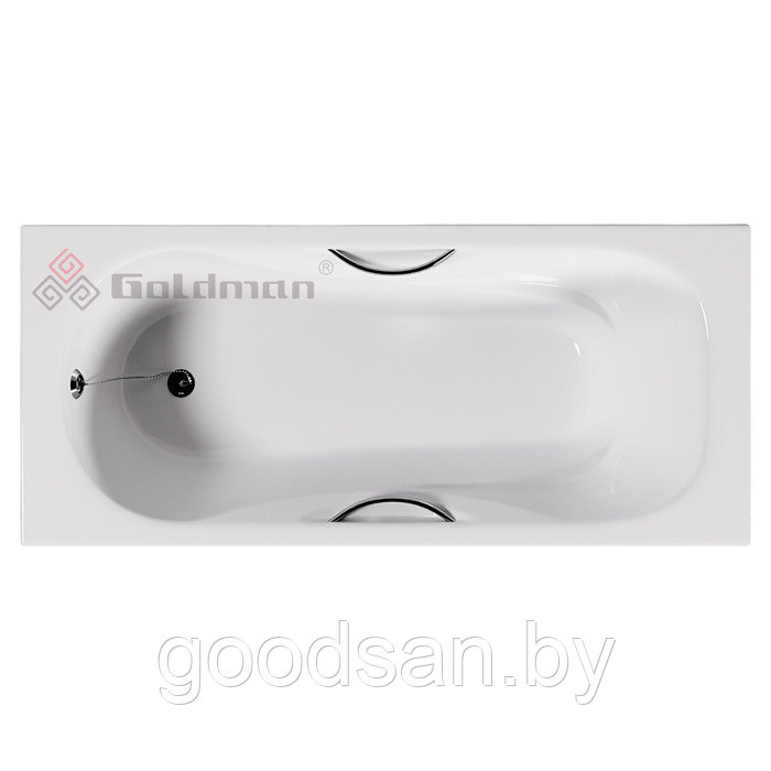 Ванна чугун Goldman donni 170x75х42 с ножками
