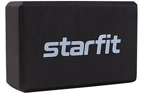Блок для йоги STARFIT Core, 22,5х15х8 см, черный , YB-200-BK