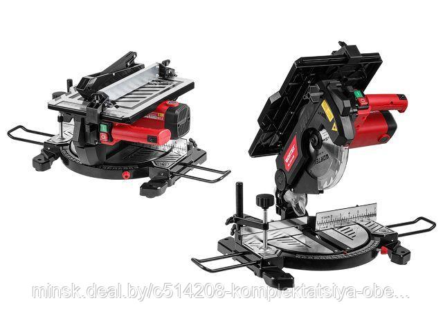 Торцовочная пила комбинированная WORTEX MS 2112 LMB в кор. 1200 Вт, 210 мм, глуб. 55, стол 30 мм (1200 Вт, - фото 1 - id-p212912807