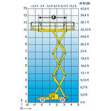 Аренда Подъемник ножничный самоходный дизельный 12 м Haulotte H 12SX (доставка на объект), фото 3