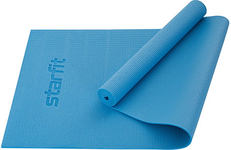 Коврик гимнастический для йоги STARFIT 173х61х0,5 см, синий пастель, FM-101-05-BLP