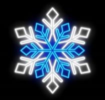Светодиодная фигура Снежинка 0713 - фото 1 - id-p30226374