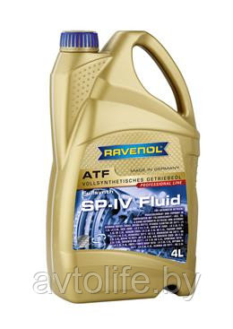 Трансмиссионное масло Ravenol ATF SP-IV 4л