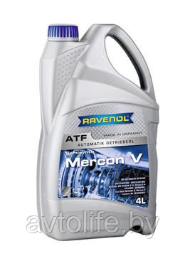 Трансмиссионное масло Ravenol Mercon V 4л - фото 1 - id-p1778417