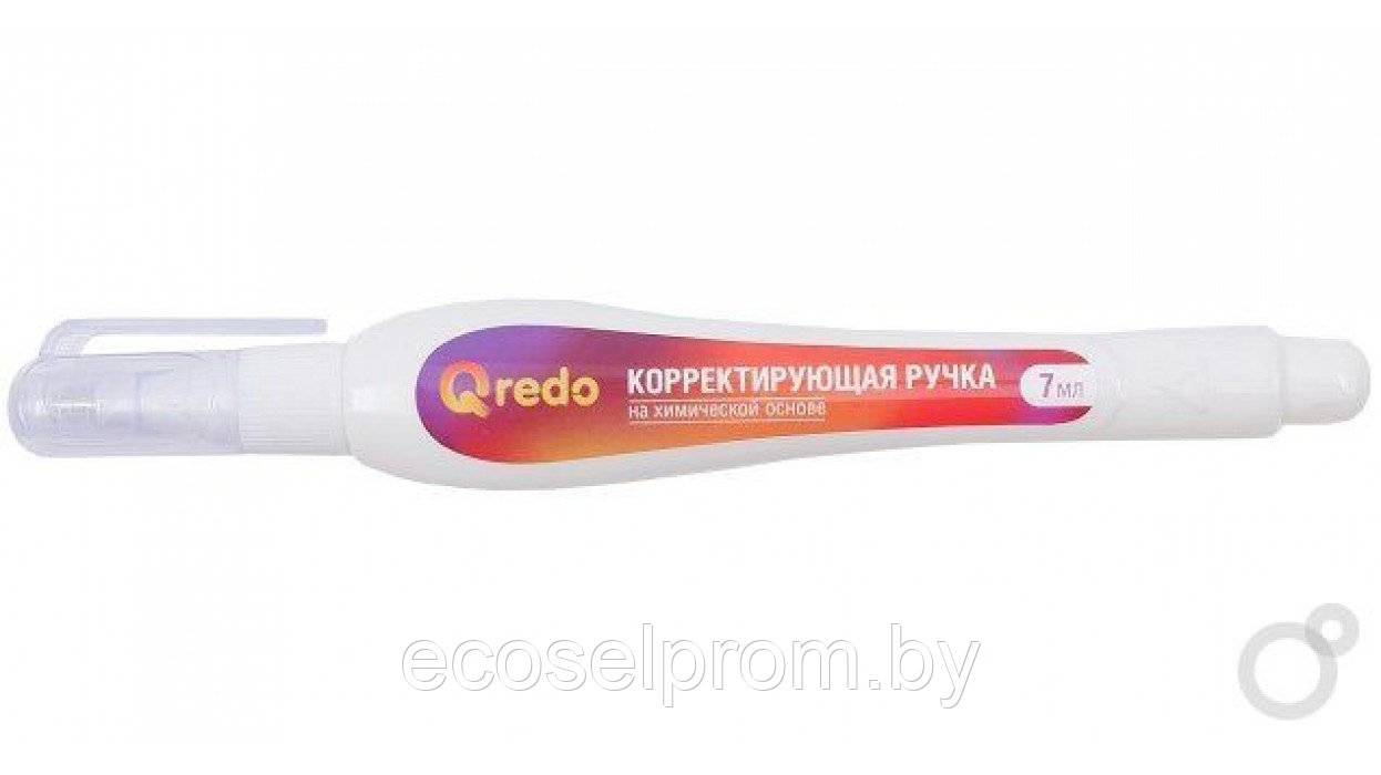 Корректирующая ручка QREDO, металлический наконечник, 7 мл арт.15-2185 - фото 1 - id-p212948537