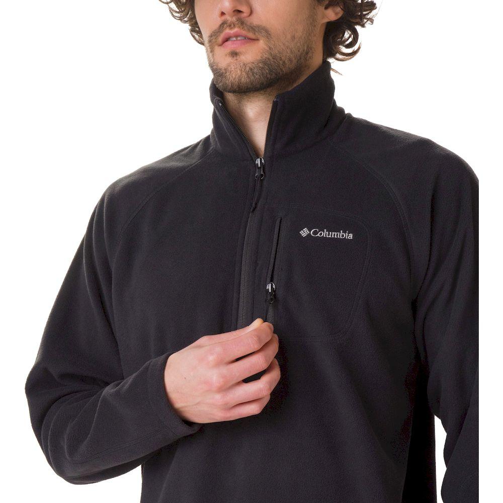 Джемпер мужской Columbia Fast Trek III Half Zip Fleece черный 1553511-011 - фото 3 - id-p186169685