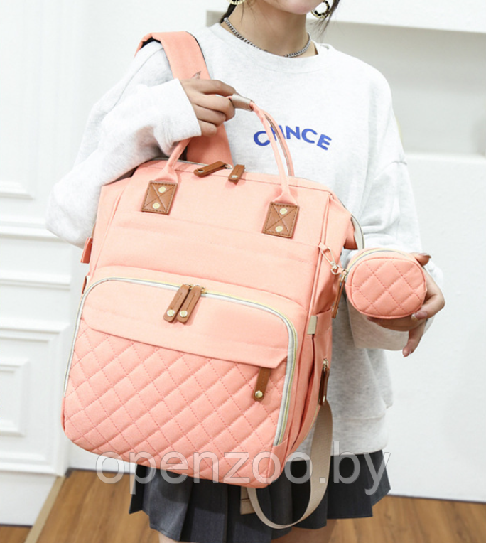 Модный многофункциональный рюкзак с термоотделом, USB и кошелечком Mommys Urban для мамы и ребенка / - фото 8 - id-p212949303