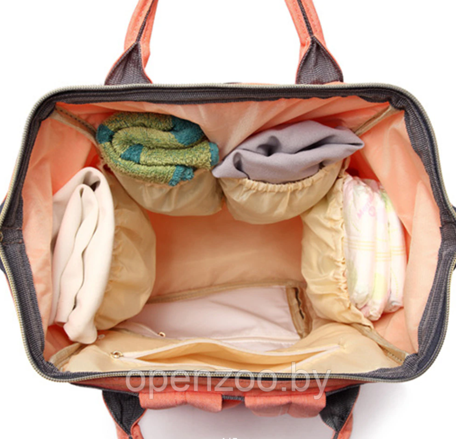 Модный многофункциональный рюкзак с термоотделом, USB и кошелечком Mommys Urban для мамы и ребенка / - фото 3 - id-p212949305