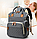 Модный многофункциональный рюкзак с термоотделом, USB и кошелечком Mommys Urban для мамы и ребенка /, фото 4