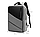 Городской рюкзак Modern City с отделением для ноутбука до 17 дюймов и USB портом Серый, фото 10