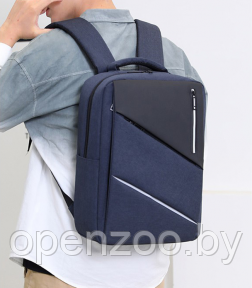Городской рюкзак Modern City с отделением для ноутбука до 17 дюймов и USB портом Синий - фото 1 - id-p212949310