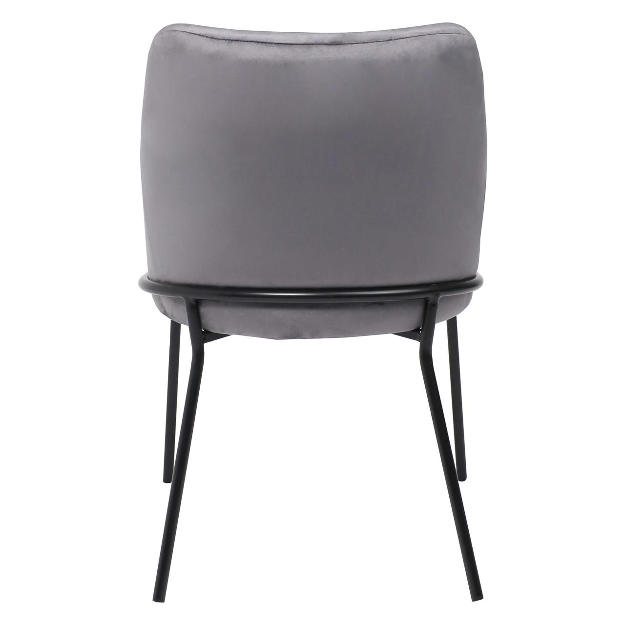 Кресло AV 318, темно-серый бархат H-15/черный - фото 4 - id-p212949411