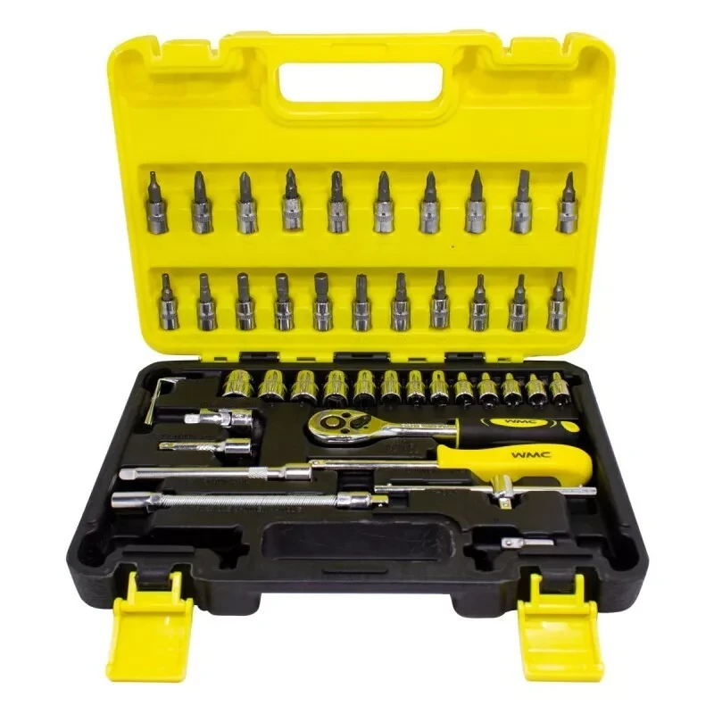 Набор инструмента 46пр. WMC TOOLS WMC-2462-5 EURO 1/4''(6-гран.)(4-14мм) - фото 7 - id-p212948969