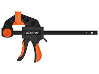 Струбцина пистолетная 150х60мм (быстрозажимная, мягкие накладки) STARTUL PROFI ST9026-15