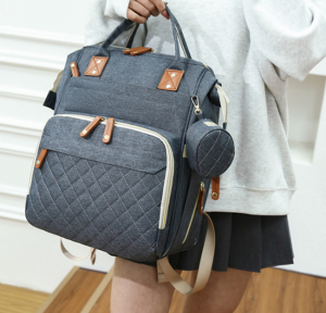 Модный многофункциональный рюкзак с термоотделом, USB и кошелечком Mommys Urban для мамы и ребенка / - фото 1 - id-p212960397