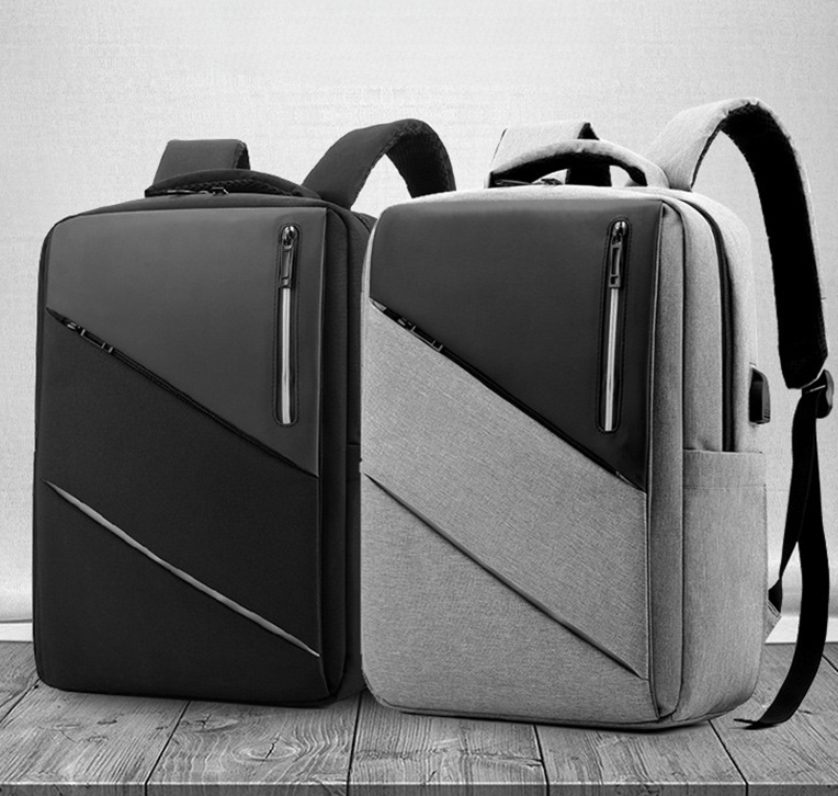 Городской рюкзак Modern City с отделением для ноутбука до 17 дюймов и USB портом Серый - фото 2 - id-p212960399