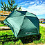 Мини - зонт карманный полуавтомат, 2 сложения, купол 95 см, 6 спиц, UPF 50 / Защита от солнца и дождя  Голубой, фото 7