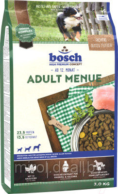 Сухой корм для собак Bosch Petfood Adult Menue - фото 1 - id-p212959303