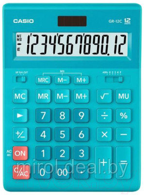 Калькулятор Casio GR-12C-LB-W-EP - фото 1 - id-p212967739