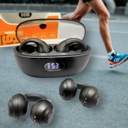 Беспроводные спортивные наушники с зажимом Hit Buds R17 с зарядным кейсом Bluetooth 5.3