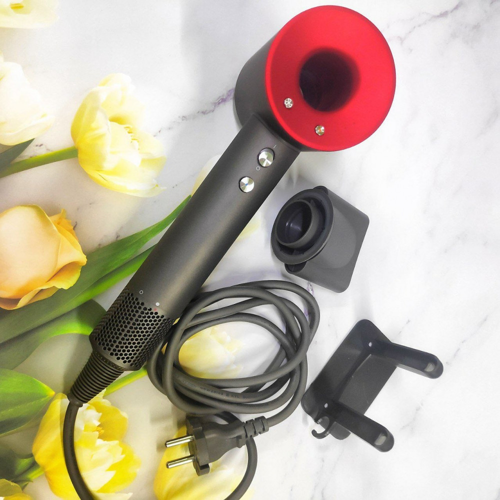 Профессиональный фен Super Hair Dryer 1600 Вт/ 3 режима скорости, 4 режима сушки, магнитная - фото 5 - id-p207089113