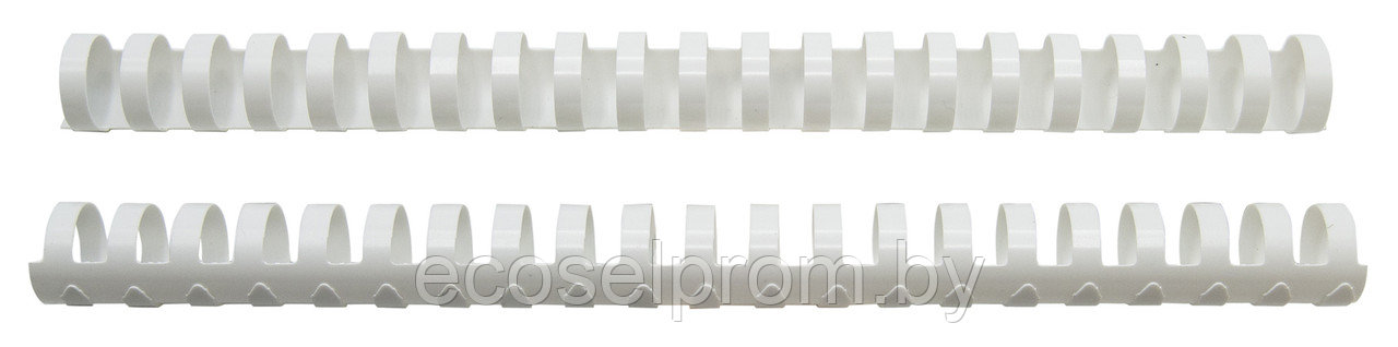 Пружины для переплета пластиковые Silwerhof d=16мм 101-115лист A4 белый (100шт) арт.1549870 - фото 2 - id-p212974331