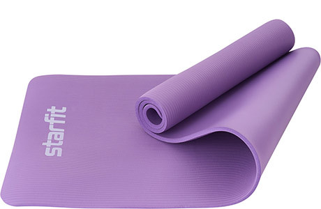 Коврик гимнастический для йоги STARFIT 183х61х1,0 см, фиолетовый , FM-301-1-PU