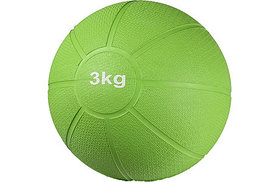 Медицинбол INDIGO 3 кг, зеленый (резина) , 9056HKTB-3-G