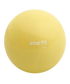 Медицинбол STARFIT 1 кг, желтый , GB-703-1-Y