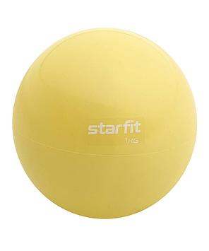 Медицинбол STARFIT 1 кг, желтый , GB-703-1-Y